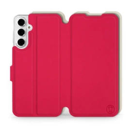 Hülle für Samsung Galaxy A16 5G - Farbe Rot mit Platin