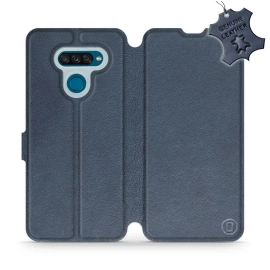 Hülle für LG K50S - Farbe Blue Leather