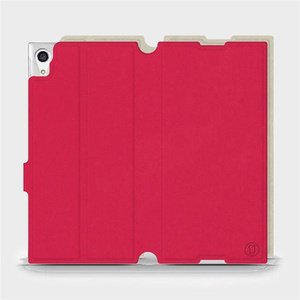 Hülle für Sony Xperia XA1 Ultra - Farbe Rot mit Platin