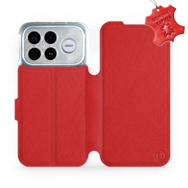 Hülle für Xiaomi Poco F8 Ultra - Farbe Red Leather
