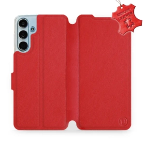 Hülle für Samsung Galaxy M55 5G - Farbe Red Leather