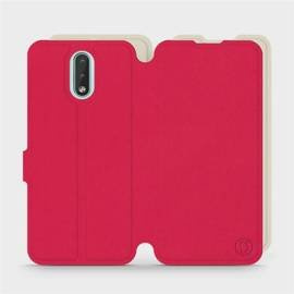 Hülle für Nokia 2.3 - Farbe Rot mit Platin