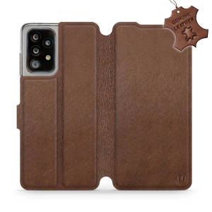 Hülle für Samsung Galaxy A52S 5G - Farbe Brown Leather