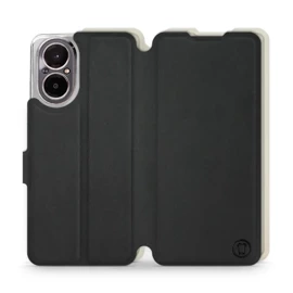 Hülle für Realme C67 4G - Farbe Schwarz mit Platin