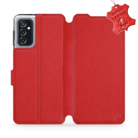 Hülle für Samsung Galaxy M52 5G - Farbe Red Leather