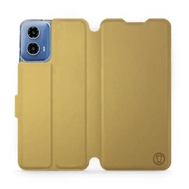 Hülle für Motorola Moto G34 5G - Farbe Gold&Orange
