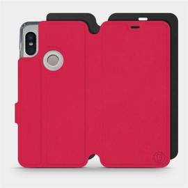 Hülle für Xiaomi Redmi Note 5 - Farbe Rot mit Schwarz