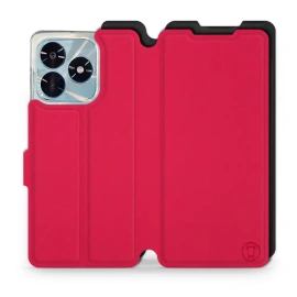 Hülle für Huawei Honor X5c Plus - Farbe Rot mit Schwarz