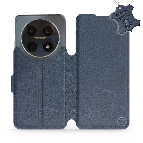 Hülle für Huawei Nova 12i - Farbe Blue Leather