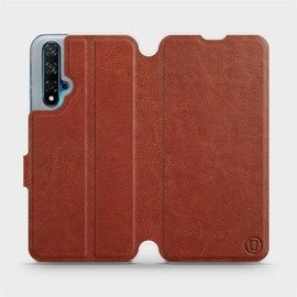 Hülle für Huawei Nova 5T - Farbe Brown&Orange