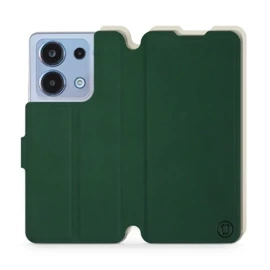 Hülle für Xiaomi Redmi Note 13 4G - Farbe Grün mit Platin