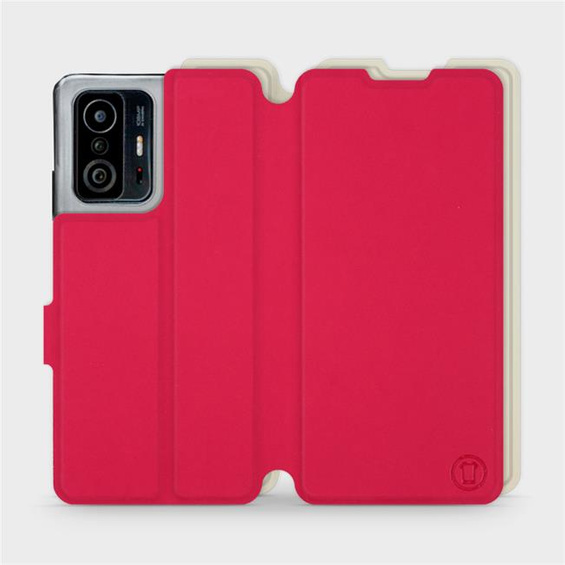 Hülle für Xiaomi 11T - Farbe Rot mit Platin