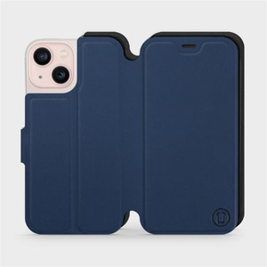 Hülle für Apple iPhone 13 mini - Farbe Marine mit Schwarz