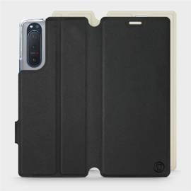 Hülle für Sony Xperia 5 II - Farbe Schwarz mit Platin