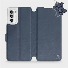 Hülle für Motorola Moto G52 - Farbe Blue Leather