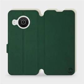 Hülle für Nokia X10 - Farbe Grün mit Platin