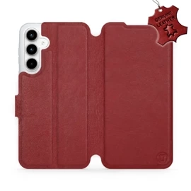 Hülle für Samsung Galaxy A35 5G - Farbe Dark Red Leather