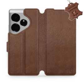 Hülle für Realme GT 6 - Farbe Brown Leather