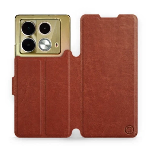 Hülle für Infinix Note 40 - Farbe Brown&Gray