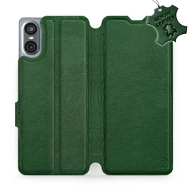 Hülle für Sony Xperia 10 VI - Farbe Green Leather