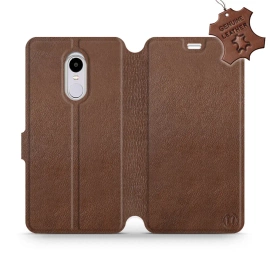 Hülle für Xiaomi Redmi Note 4 - Farbe Brown Leather