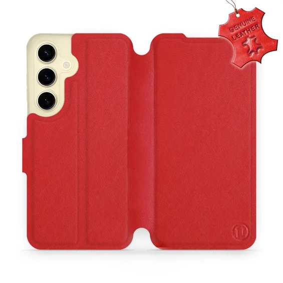 Hülle für Samsung Galaxy S24 - Farbe Red Leather