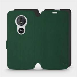 Hülle für Motorola Moto G6 Play - Farbe Grün mit Schwarz
