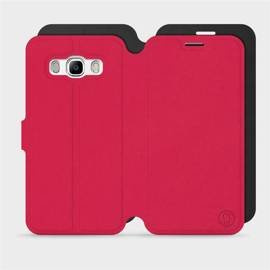 Hülle für Samsung Galaxy J5 2016 - Farbe Rot mit Schwarz