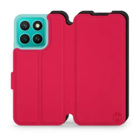 Hülle für Huawei Honor X8c - Farbe Rot mit Schwarz