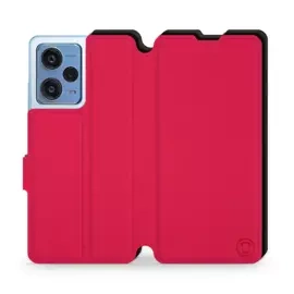 Hülle für Xiaomi Redmi Note 12 Pro 5G - Farbe Rot mit Schwarz