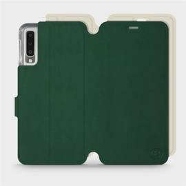 Hülle für Samsung Galaxy A7 2018 - Farbe Grün mit Platin