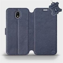 Hülle für Samsung Galaxy J7 2017 - Farbe Blue Leather