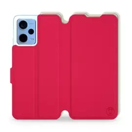 Hülle für Xiaomi Redmi Note 12 5G - Farbe Rot mit Platin