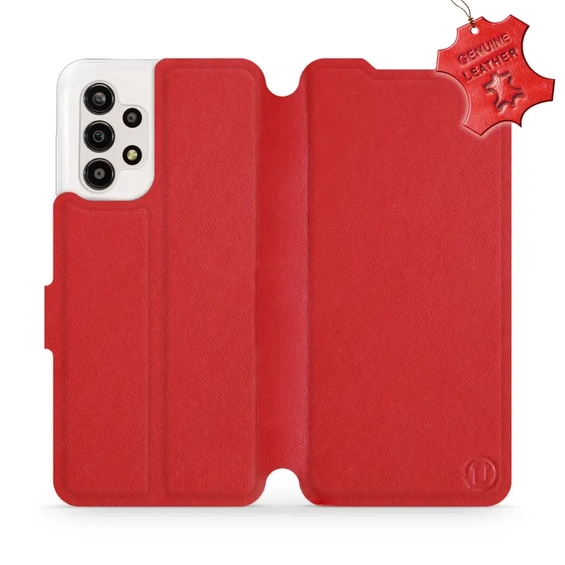 Hülle für Samsung Galaxy A13 4G - Farbe Red Leather