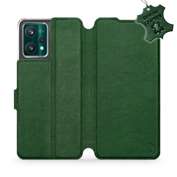 Hülle für Realme 9 Pro - Farbe Green Leather