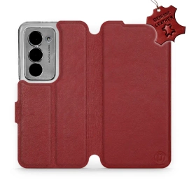 Hülle für Xiaomi Redmi 15 5G - Farbe Dark Red Leather