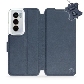 Hülle für OPPO Reno 12 Pro 5G - Farbe Blue Leather
