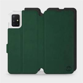 Hülle für Samsung Galaxy A51 5G - Farbe Grün mit Schwarz