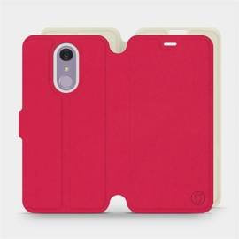 Hülle für LG Q7 - Farbe Rot mit Platin