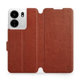 Hülle für Xiaomi POCO C65 - Farbe Brown&Orange