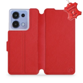 Hülle für Xiaomi Redmi Note 13 4G - Farbe Red Leather