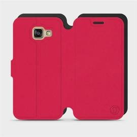 Hülle für Samsung Galaxy A3 2016 - Farbe Rot mit Schwarz
