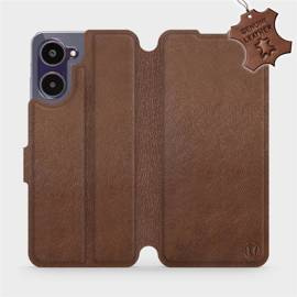 Hülle für Realme 10 - Farbe Brown Leather