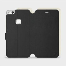 Hülle für Huawei P10 Lite - Farbe Schwarz mit Platin