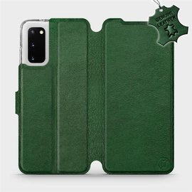 Hülle für Samsung Galaxy S20 - Farbe Green Leather