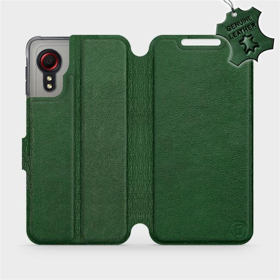 Hülle für Samsung Galaxy Xcover 5 - Farbe Green Leather