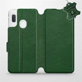 Hülle für Samsung Galaxy A20e - Farbe Green Leather