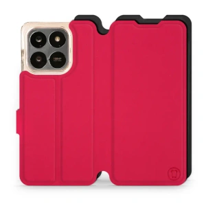 Hülle für Huawei Honor X7d - Farbe Rot mit Schwarz