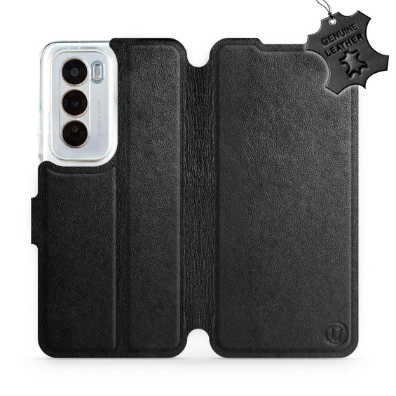 Hülle für OPPO Reno 12 5G - Farbe Black Leather
