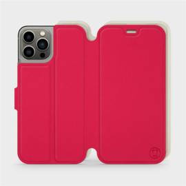 Hülle für Apple iPhone 13 Pro - Farbe Rot mit Platin